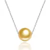 Colar de prata s925 feminino Pérola Zhao Liying mesma joia corrente clavícula ano do porco contas giratórias pedra natural joias de prata