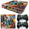 Console de Jogo Ps4 Slim Adesivo de Corpo Inteiro Material de PVC com Canaleta Guiada por Ar Filme Adesivo Bomb
