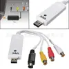 Tarjeta de Captura de Video USB sin Controlador de un Solo Canal para Monitoreo Soporta WIN10 MAC LINUX Blanca