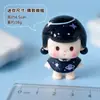 Mini figura de moda que brilla en la oscuridad, adorno de escritorio lindo versión Q, muñeca de niña adorable, juguete de regalo de cumpleaños, decoración transfronteriza