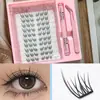 Kit de Cílios Postiços Transfronteiriços, Grande Capacidade, Leve e Fino, Cílios Postiços Pequenos de Junco, Suave e Natural, Confortável nos Olhos
