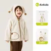 Dudujia Roupa Infantil Jaqueta de Veludo Infantil Nova de Inverno Moletons Infantis Tops Grossos de Inverno para Meninas Bebê