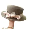 Sombrero de Paja de Ala Plana Estilo Resort de Gama Alta Retro para Mujer, Sombrero de Sol para Verano, Sombrero de Playa Versátil