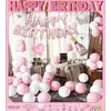Decoraciones para fiestas de cumpleaños con globos, diseño de escenas, fondo, decoración de paredes, suministros, paquete de sensación premium, traje de comercio exterior