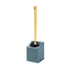 Cepillo para inodoro sin ángulo muerto cepillo para inodoro doméstico para colgar en la pared inodoro mango largo cerdas suaves cepillo de limpieza de inodoro cepillo para inodoro