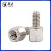 Coluna hexagonal de cobre de polegada 4-40 niquelada coluna de isolamento de passagem única coluna adaptadora stud de cobre para placa de vídeo de computador coluna de placa-mãe de passagem dupla