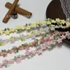 Nueve Colores Nuevo Estilo Chino Estilo Nacional Flor Pequeña Encaje Bordado Soluble en Agua Adorno Accesorios para Ropa Tela Joyería Accesorios para Collares