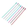 Corrente de Contas Coloridas 12cm Corrente de Contas Onduladas Metalizadas Corrente de Contas Redondas Corrente para Etiqueta de Fivela de Bolsa Acessórios de Joias DIY