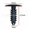 Clip Retenedor de Parachoques Remache Sujetador Hebilla de Plástico Automática para Agujero de 5 mm en Coches