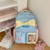 Mochila de Dibujos Animados Ins de Estilo Japonés para Niñas, Adecuada para Estudiantes de Secundaria y Preparatoria, Mochila Ligera para Viajes y Commute