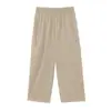 Pantalones Cortos Elásticos de Cintura Alta para Mujer de Amazon, Pantalones Deportivos Finos de Verano, Pantalones Harem Holgados, Pantalones Casuales para Mujer de Tallas Grandes en Stock
