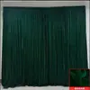 Cortina de Gasa de Terciopelo Negro, Tela Borgoña para Transmisión en Vivo de Bodas, Decoración de Fondo para Escenario de Bodas, Arte Textil de Hotel
