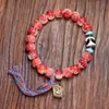 Suministro de fábrica pulsera de hueso de camello material de sangre jade talla de hueso de camello pulsera original DIY hueso juego en vivo suministro