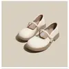 Zapatos Planos para Mujer 2026 Estilo Francés Verano Zapatos Mary Jane Nuevo Estilo Suave de Primavera y Otoño para Combinar con Faldas Zapatos de Cuero de Boca Baja