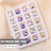 Joyería de uñas con forma de corazón torcido, diamantes grandes 2023, nuevas explosiones japonesas, superflash Aurora, color mágico, amor, taladro de uñas, decoración