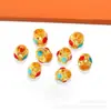 Venta al por mayor del fabricante color oro arena tradicional que retiene el color que gotea aceite ojo de libélula cuentas espaciadoras pequeñas hilo para pulseras cuentas sueltas accesorios DIY