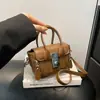 Moda Primavera y Verano Bolso Mini para Mujer Diseño de Nicho Transfronterizo Bolso Cruzado Estilo Spice Girl Bolso Cuadrado Pequeño Versátil Bolso para Teléfono Móvil