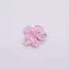 Nuevos Accesorios de Flor de Cinco Pétalos con Lazo Brillante Accesorios para Ropa Materiales Semi-Terminados Hechos a Mano Joyería DIY Accesorios para Zapatos y Calcetines