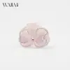 Novo Prendedor de Cabelo de Acetato Wjia com Design de Flor 3D de Buganvília Estilo Francês, Embelezado com Strass, Acessório de Cabelo Elegante e Luxuoso, Prendedor de Cabelo Tipo Shark Clip