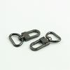 Acessórios de hardware de couro para bolsa de viagem Fivela de gancho de porta central com cauda D Fivela de gancho chaveiro de joia Fivela de cachorro fivela de conexão 16mm