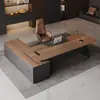 Escritorio ejecutivo de lujo, escritorio de oficina moderno simple, mesa ejecutiva para sala de juntas, escritorio de gerente, escritorio y silla para presidente, escritorio y silla para director ejecutivo