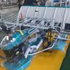 Trasplantadora de Arroz de Seis y Ocho Filas con Ruedas, Trasplantadora de Plántulas de Dos Filas Accionada Manualmente Que No Daña las Plántulas