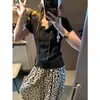 Mochie Comfortism Camiseta Henley de Manga Corta Ajustada con Botones y Media Cremallera Mezcla de Algodón Tencel Mq1286