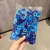 Anillos para el pelo amigables con el cabello de los niños, Bandas elásticas de alta elasticidad para niñas, Gomas de pelo del tamaño de un pulgar, Cintas para el pelo para niñas pequeñas, Cuerdas para el pelo de bebé