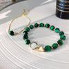 Pulseira de Olho de Tigre da Moda para Mulheres Estilo Coreano Celebridade da Internet Pulseira de Personalidade Simples Conjunto de 2 Peças Senso de Design Pulseira Ajustável
