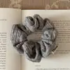 Scrunchie de Lã Tricô Novo da Primavera Coreana Cor Sólida Retro Simples de Alta Qualidade para Rabo de Cavalo
