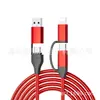 El Producto de Origen es Adecuado para Cable de Datos de Carga Súper Rápida Pd65W Cuatro en Uno para Apple 17/14 y Cable de Carga Rápida Trenzado Pd27W