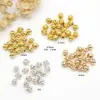 Cuentas Antiguas de Hilo Dorado Espaciador Retorcido Ovni Engranaje Espaciador Calabaza Cuentas Melón Pulsera con Cuentas Joyería Cuentas Sueltas