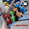 Llavero Creativo de Dibujos Animados Modelo de Carreras de Fórmula Colgante para Mochila Muñeca Exquisita Cadena para Llaves de Coche Pequeño Regalo