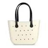 Bolsa de Praia Eva Novo Estilo Bolsa de Mão Mini Bolsa Pequena Bolsa Feminina Fashion Bolsa Transversal Bolsa Casual Impermeável Bolsa com Buracos DIY