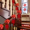 Decoración de Pasamanos de Escalera de Boda Creativa Romántica Escalera Mecánica de Boda para Mujer Decoración de Sala de Bodas Juego para Uso en Bodas