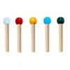 Accesorios para panel perforado, palitos universales de madera maciza, cerillos de colores, soportes creativos, estantes de almacenamiento, piezas colgantes de madera, Bricolaje