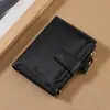 Cartera para Hombre Transfronteriza Corta Versión Juvenil Coreana Vertical Multifuncional Cartera Personalidad Creativa Estudiante Carteras con Múltiples Ranuras para Tarjetas