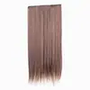 Peruca colorida 5-card hair patch peça única cabelo liso espessado cortina de cabelo de cinco clipes fibra química europeia e americana hair patch