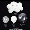 Globo Decorativo Temático de Pony Unicornio Dibujo Animado Globo de Película de Aluminio Niños Bebé Arcoíris Accesorios Arreglo Festival Cumpleaños