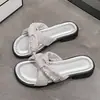 Sandalias de Plataforma Gruesa con Perlas para Mujer, Nuevo Estilo Verano 2026, Nuevo Estilo Chino Súper Popular, Adecuadas para Combinar con Vestidos, Chanclas de Playa