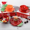 Venta al por mayor del fabricante Vajilla para el hogar Creativos Tazones y Platos con Forma de Zanahoria y Manzana Tazones para Ensalada de Frutas Platos para Snacks