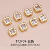 Cobre banhado a ouro 18K cor forte cor diamante contas quadradas contas quadradas contas soltas frisado diy pulseira pulseira acessórios