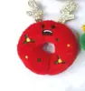 Serie Navideña Creativa Muñeco Relleno de Algodón Llavero Colgante Accesorios de Joyería Accesorios para Ropa Bolsas Accesorios Decorativos