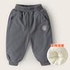 Pantalones Largos Casuales Cálidos Gruesos Tejidos para Niño Pantalones de Algodón Ropa de Invierno Otoño e Invierno Ropa para Niños Bebé Invierno Cálido