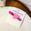 Versión coreana de dopamina para niñas, lindo clip de pico de pato, nuevo color, amor, flequillo roto, clip de borde, accesorios para el cabello, venta al por mayor para mujeres