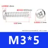 Tornillos Autorroscantes de Acero Inoxidable 304 Cabeza Phillips Ranura Corte Punta Cola Tornillos Autorroscantes Cabeza Redonda Cola Plana M2M3M4M5