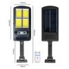 Iluminação Solar Transfronteiriça Recarregável Sensor Automático Arandela Luz Externa Dividida Luz de Jardim Externa Luz de Rua de Jardim