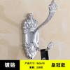 Cozinha Criativa Coroa Liga de Zinco Sem Furos Gancho Pequeno Simples Atrás da Porta Parede Entrada Roupas Chapéu Armário Gancho de Metal