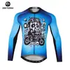 Ropa de Ciclismo de Otoño Xingheng para Hombre Nueva Ropa de Ciclismo Transpirable y Pantalones Ropa de Ciclismo Estampada Tops Largos Transfronterizo
