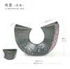 Arreglo floral negro para la enseñanza del flujo Chi Fang de Jianshan